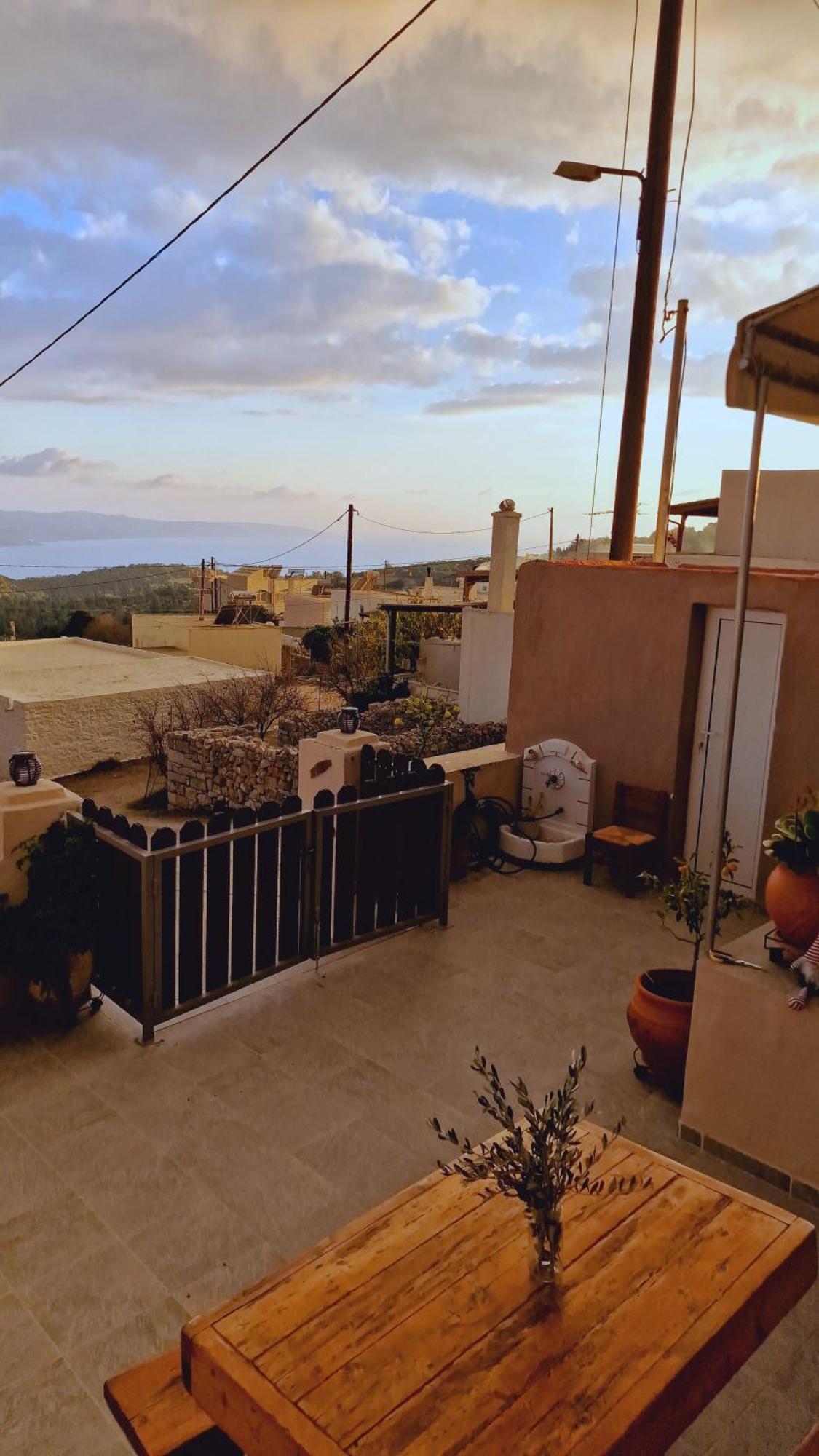 Seva Monolithos House Villa Bagian luar foto