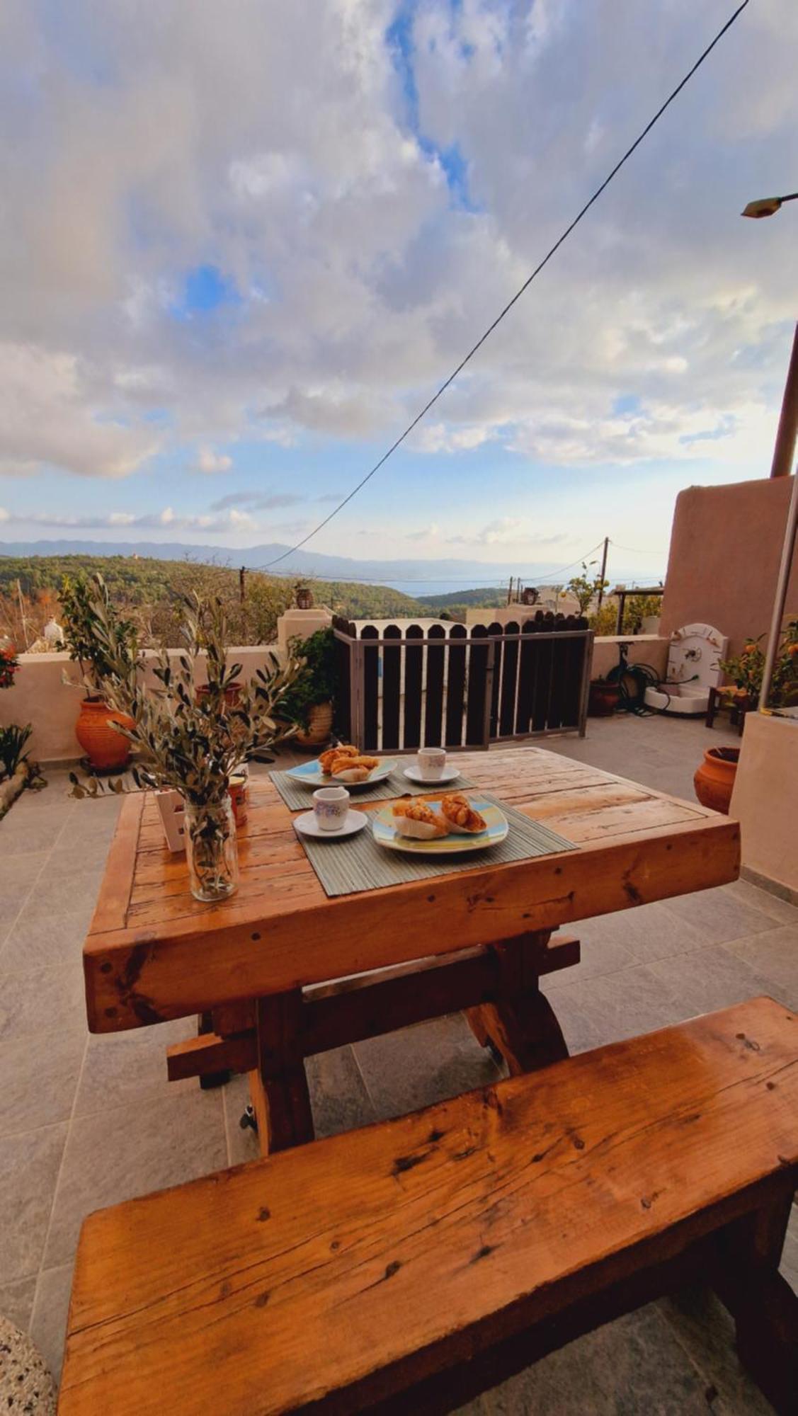 Seva Monolithos House Villa Bagian luar foto